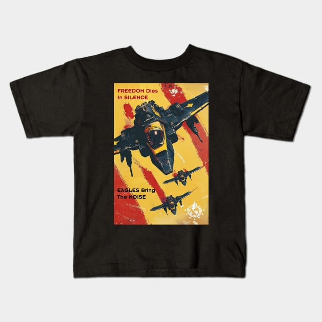 Helldivers 2 Kids T-Shirt by positivespace